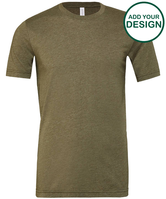 Unisex heather CVC short sleeve t-shirt