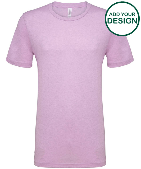 Unisex heather CVC short sleeve t-shirt