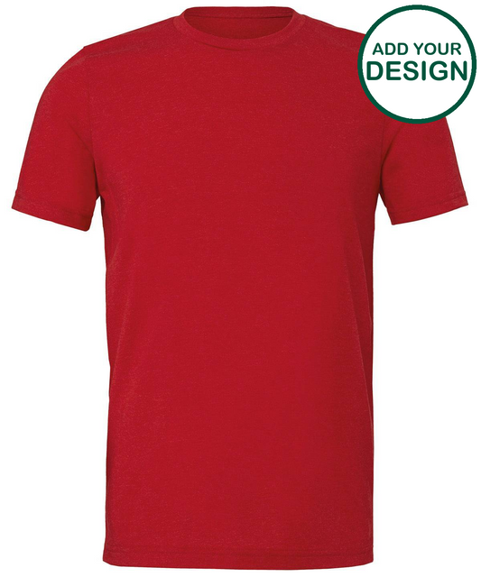 Unisex heather CVC short sleeve t-shirt