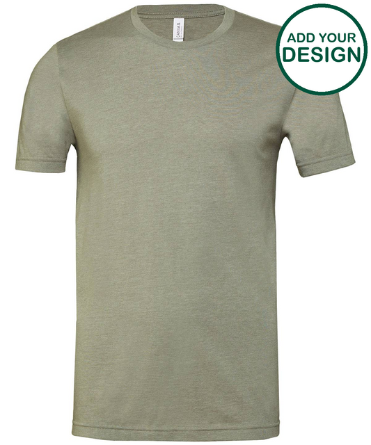 Unisex heather CVC short sleeve t-shirt