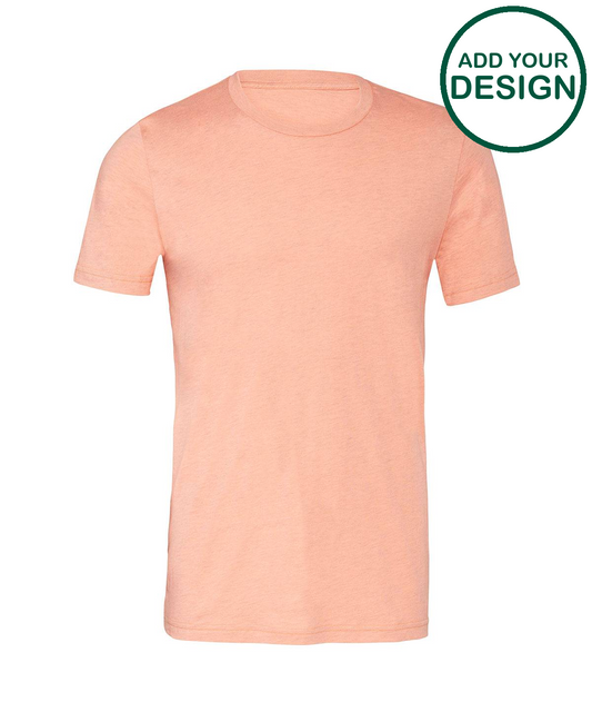 Unisex heather CVC short sleeve t-shirt