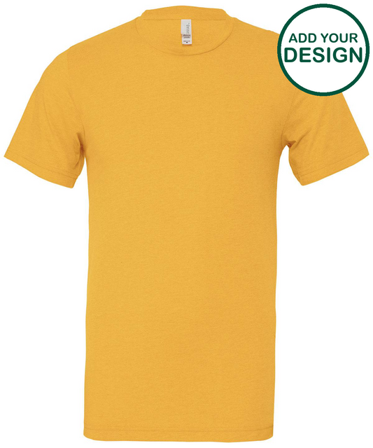 Unisex heather CVC short sleeve t-shirt