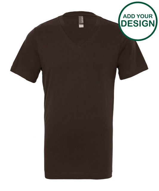 Unisex Jersey v-neck t-shirt