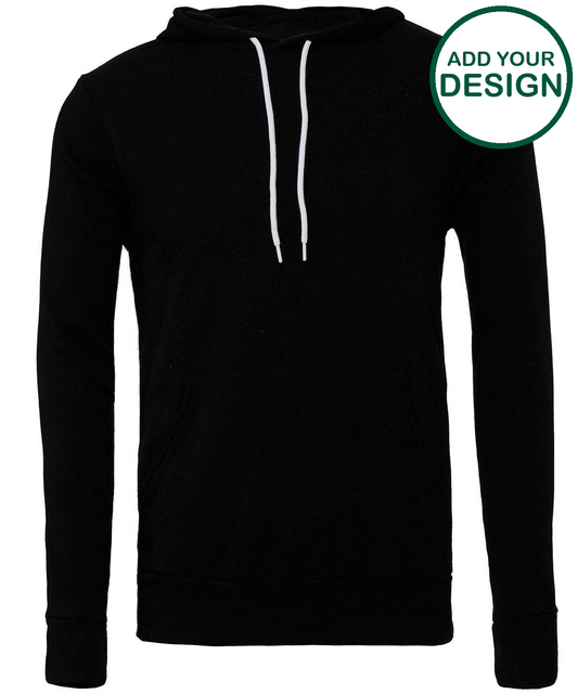 Unisex polycotton fleece pullover hoodie