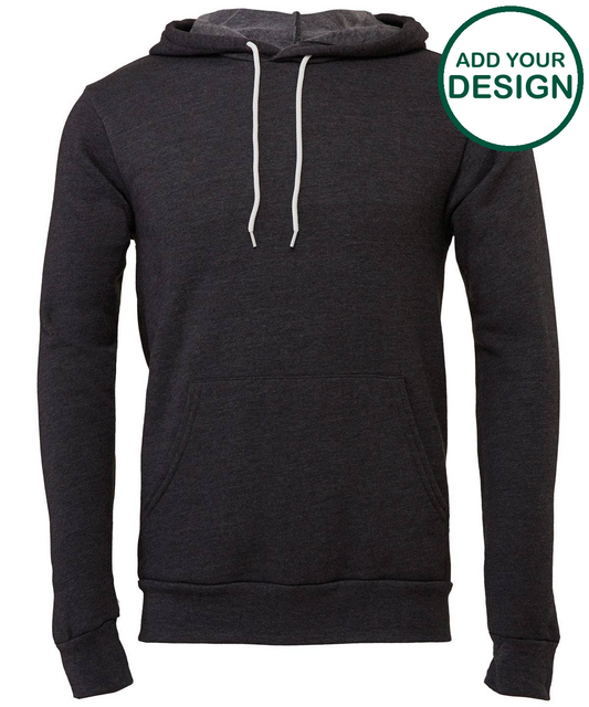 Unisex polycotton fleece pullover hoodie