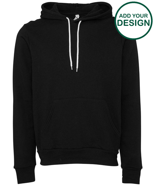 Unisex polycotton fleece pullover hoodie
