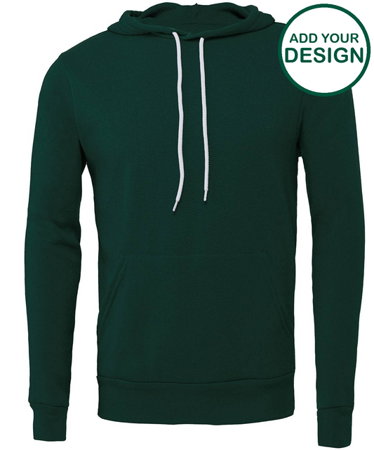 Unisex polycotton fleece pullover hoodie