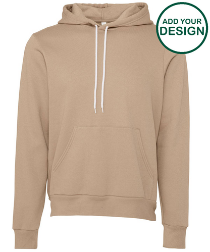 Unisex polycotton fleece pullover hoodie