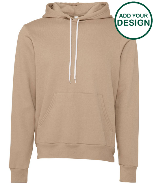 Unisex polycotton fleece pullover hoodie