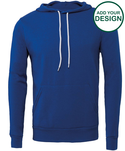 Unisex polycotton fleece pullover hoodie