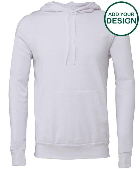 Unisex polycotton fleece pullover hoodie