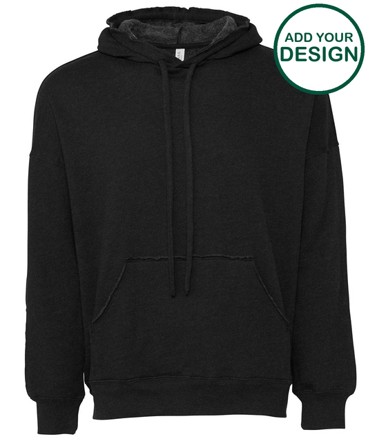 Unisex raw-seam hoodie