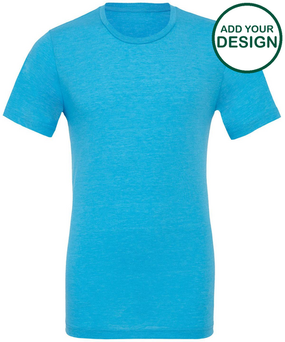 Unisex triblend crew neck t-shirt