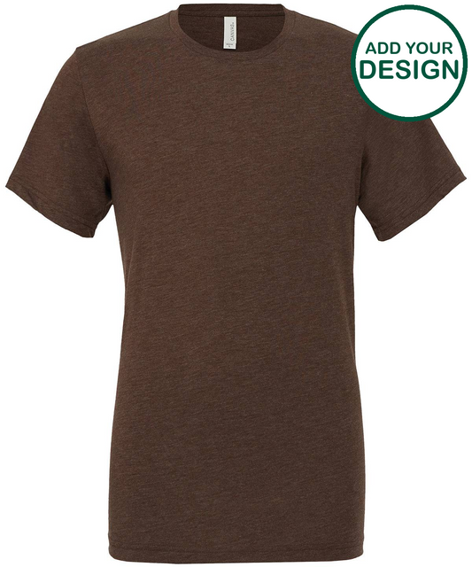 Unisex triblend crew neck t-shirt