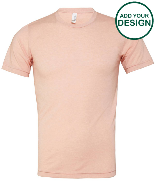 Unisex triblend crew neck t-shirt