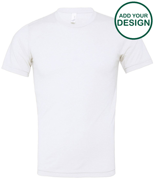 Unisex triblend crew neck t-shirt