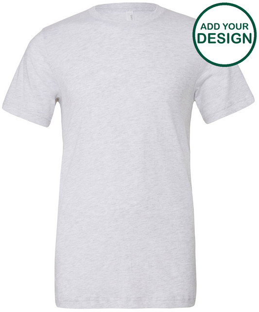 Unisex triblend crew neck t-shirt