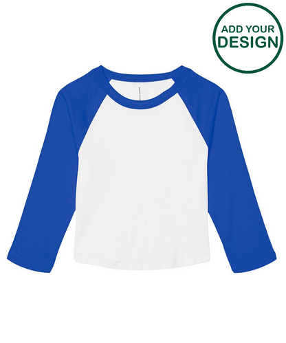 Women’s micro rib 3/4 raglan baby t-shirt