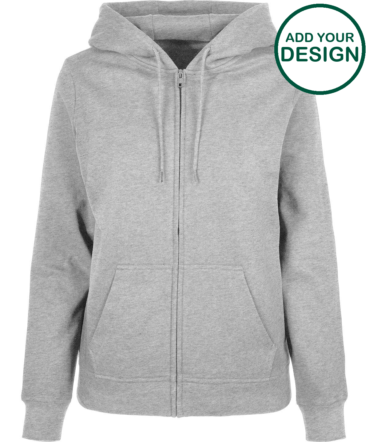 Women’s basic zip hoodie