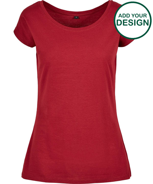 Women's wide neck tee