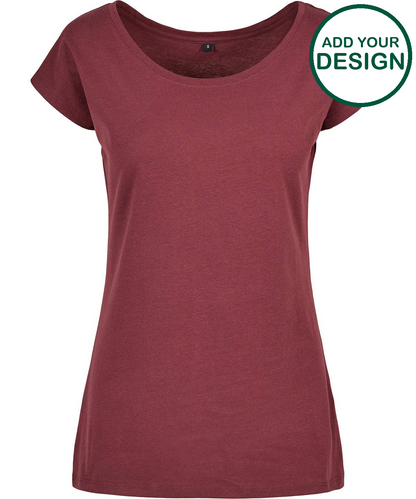 Women's wide neck tee