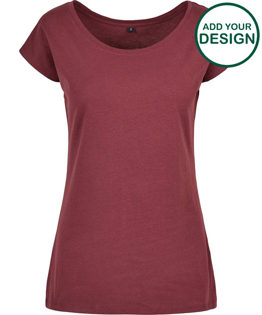 Women's wide neck tee