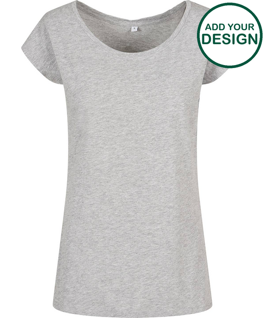 Women's wide neck tee