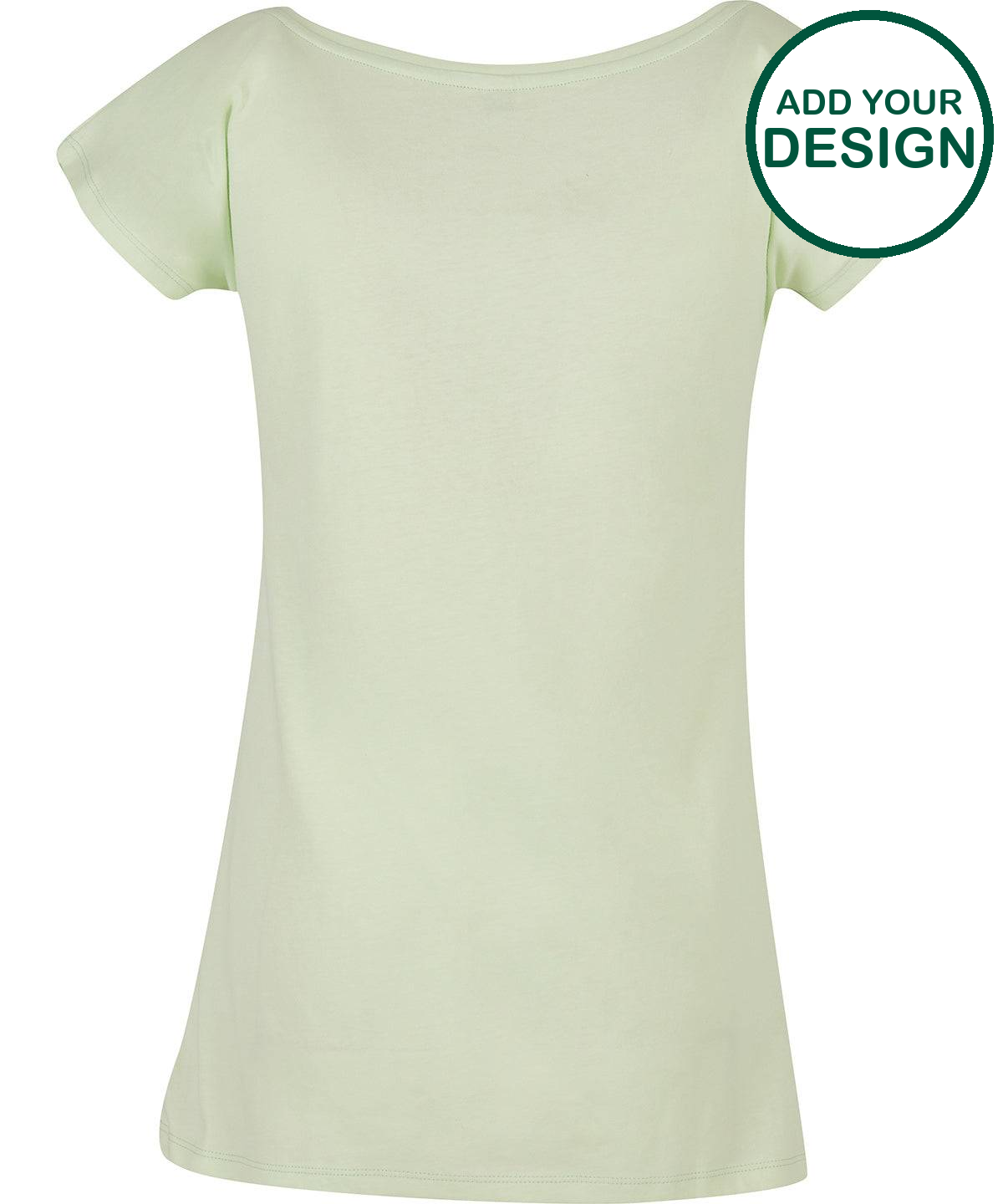 Women's wide neck tee