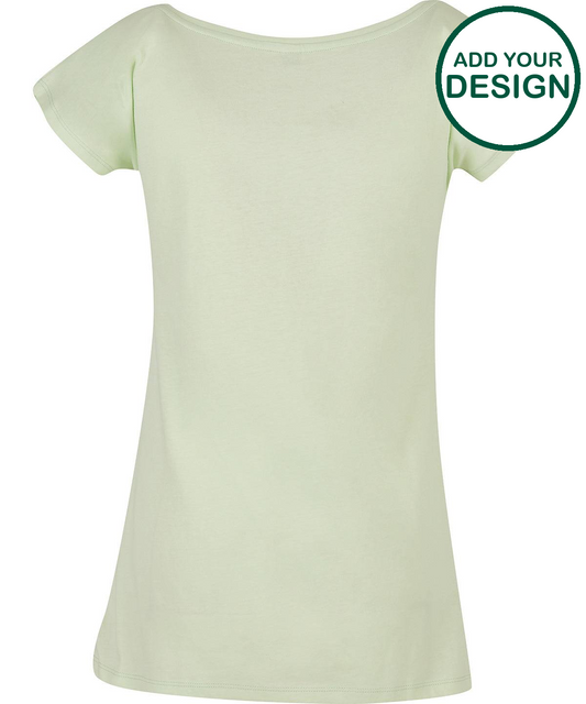 Women's wide neck tee