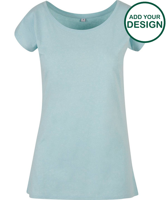 Women's wide neck tee