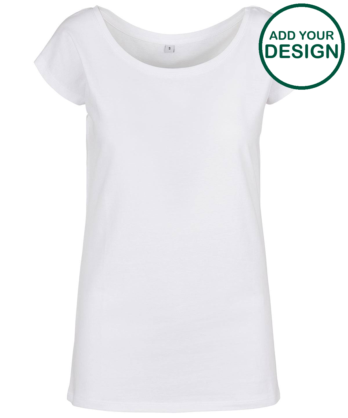Women's wide neck tee