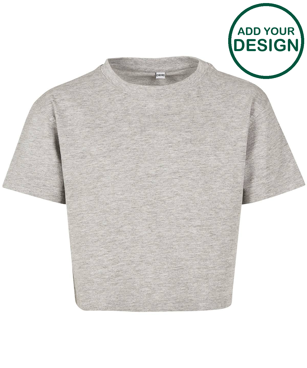 Girls cropped Jersey tee