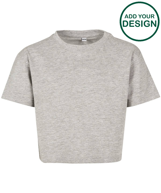 Girls cropped Jersey tee