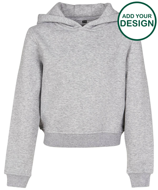 Girls cropped sweat hoodie