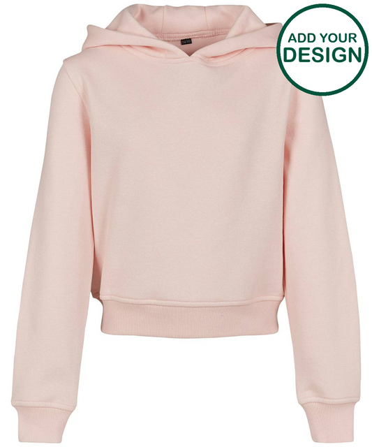 Girls cropped sweat hoodie