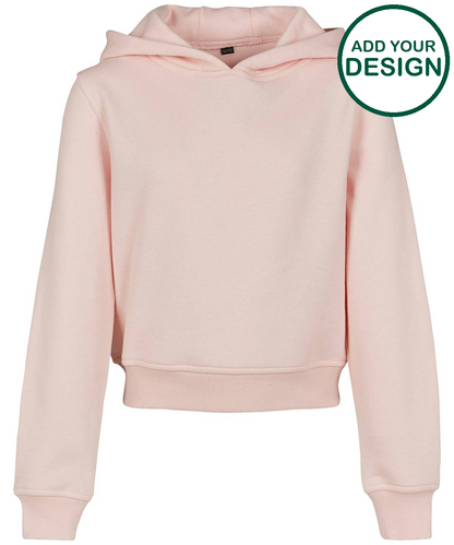Girls cropped sweat hoodie