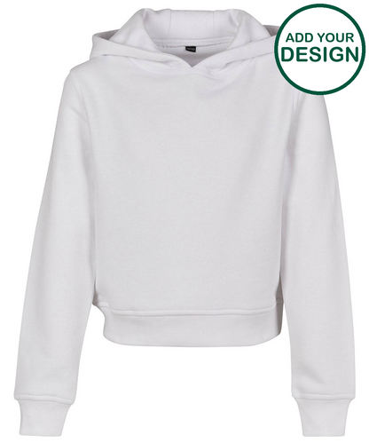 Girls cropped sweat hoodie