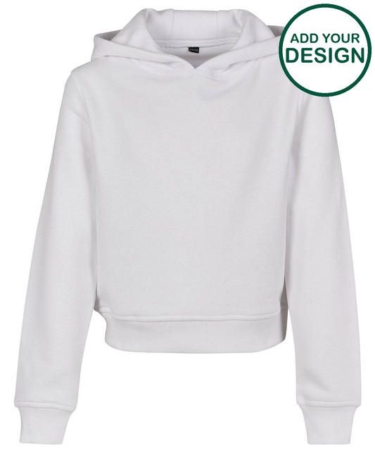 Girls cropped sweat hoodie