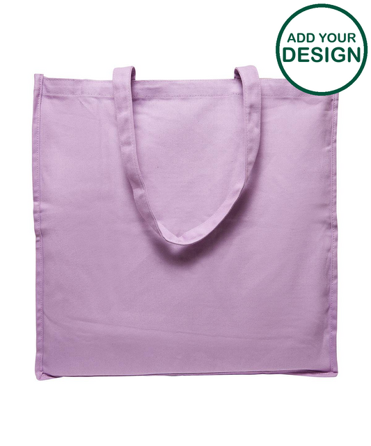 Oversized canvas tote bag