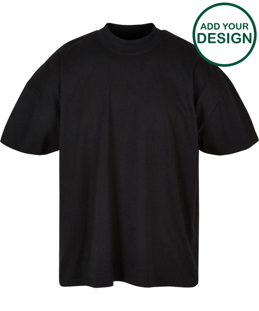 Oversized mock neck tee