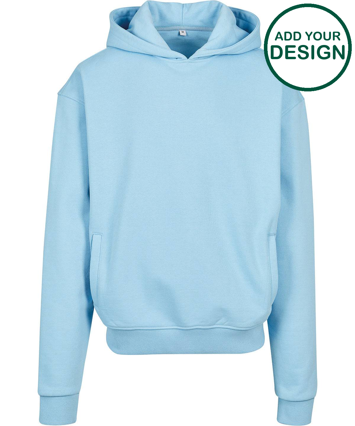 Build Your Brand Men's Hoodie - Plain Streetwear Sweatshirt For Custom Printing & Embroidery