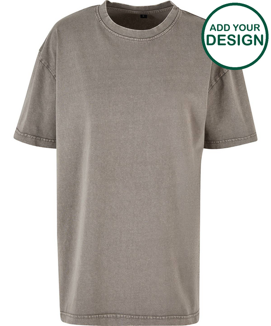 Women’s oversized acid wash tee