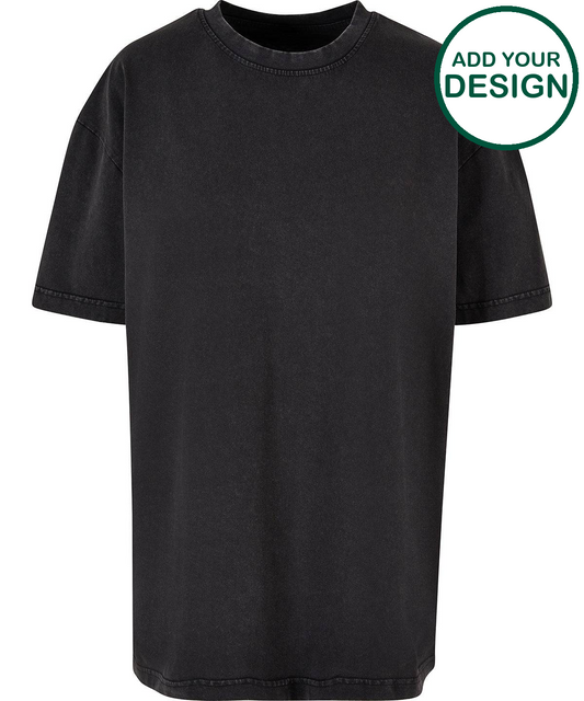 Women’s oversized acid wash tee