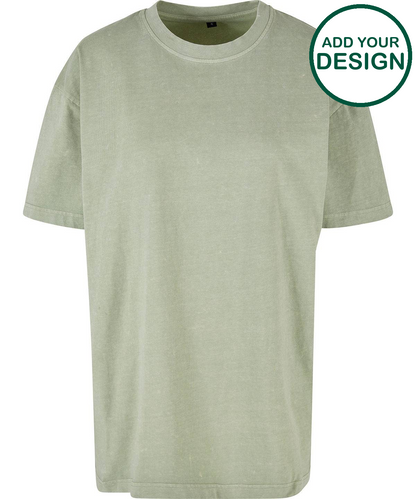 Women’s oversized acid wash tee