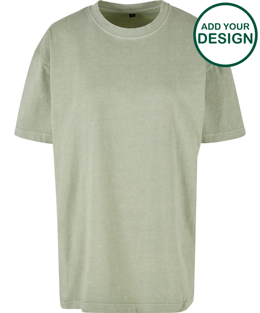 Women’s oversized acid wash tee