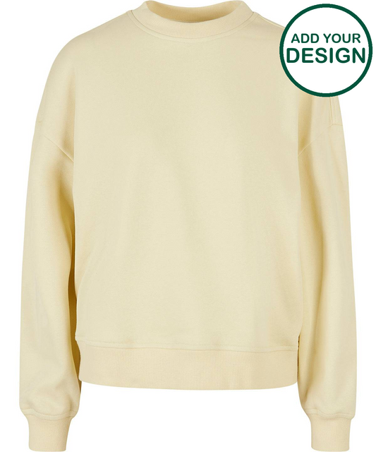 Women’s oversized crew neck sweatshirt