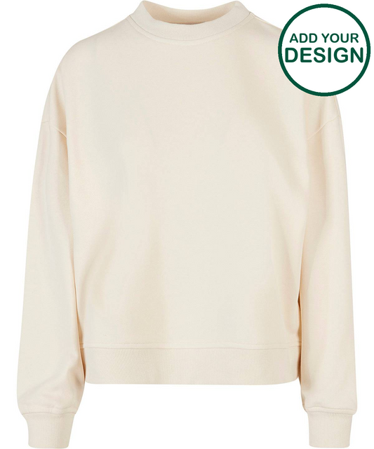 Women’s oversized crew neck sweatshirt