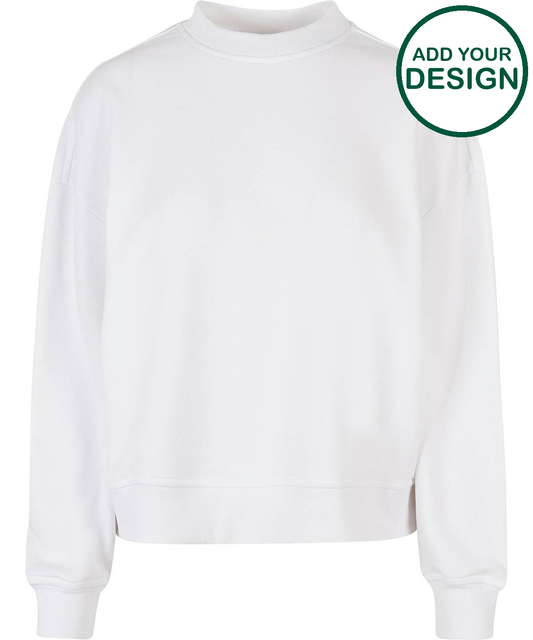 Women’s oversized crew neck sweatshirt