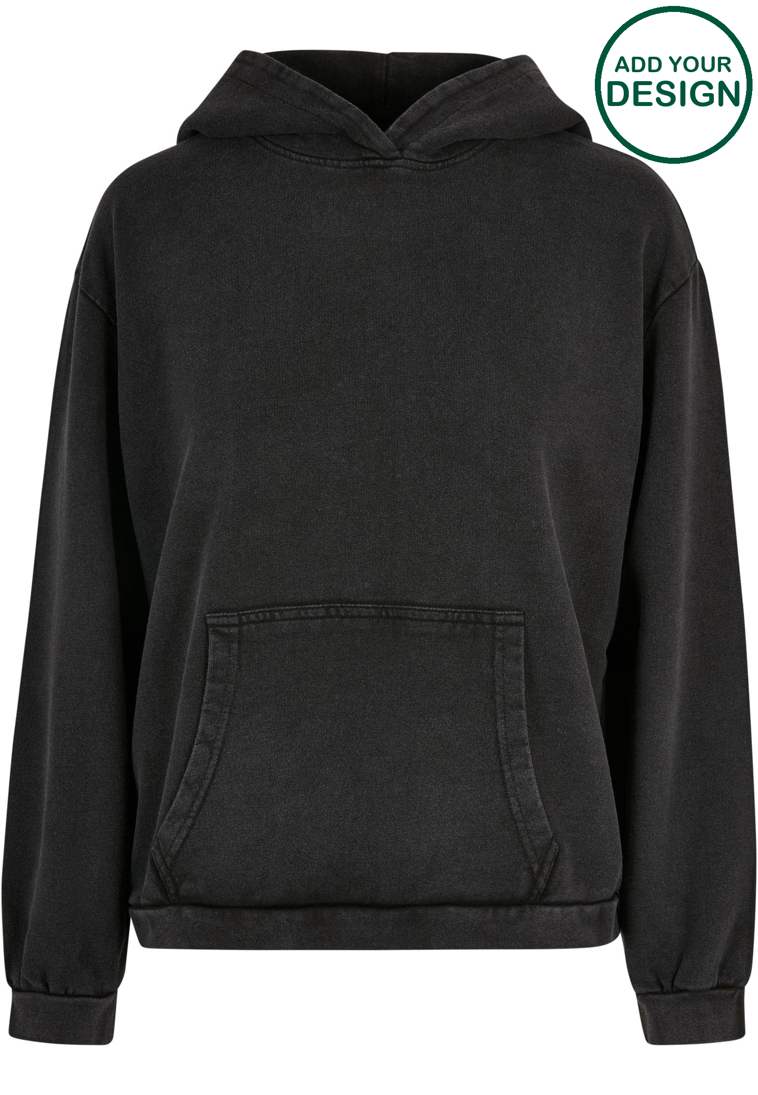 Women's acid washed oversized hoodie