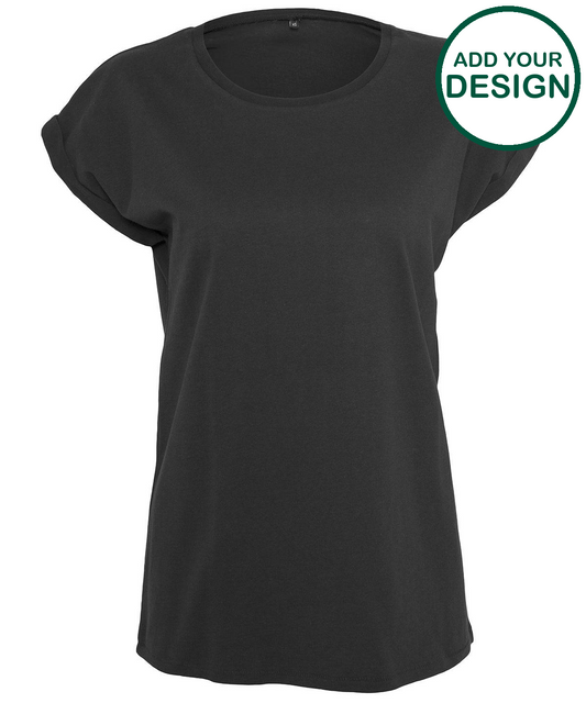 Women's extended shoulder tee
